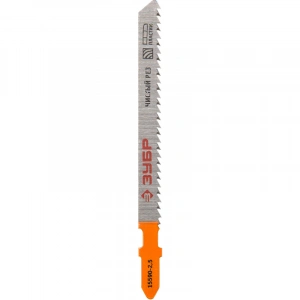 Купить Полотна ЗУБР «ЭКСПЕРТ» для эл/лобзика,Cr-V,по дереву,EU-хвост.,шаг 4мм,100мм,2шт/ 155841-4_z01 оптом в Москве от производителя