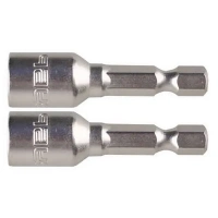 Купить 26392-08-02 Биты ЗУБР «МАСТЕР» с торцовой головкой,магнитные, Cr-V, тип хвостовика E 1/4»,8х45мм,2шт оптом в Москве от производителя