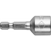 Купить 26392-13-02 Зубр Биты «МАСТЕР» с торцовой головкой, магнитные, Cr-V, тип хвостовика E 1/4», 13х45мм, 2шт оптом в Москве от производителя