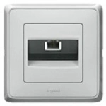 Купить 773638 Розетка RJ11, телефон 1выход  Cariva белый оптом в Москве от производителя