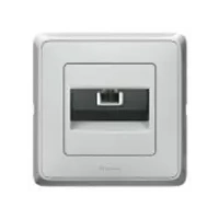 Купить 773638 Розетка RJ11, телефон 1выход  Cariva белый оптом в Москве от производителя