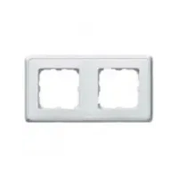 Купить 773652 Рамка 2 поста Cariva белый оптом в Москве от производителя