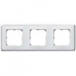 Купить 773653 Рамка 3 поста Cariva белый оптом в Москве от производителя