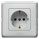 Купить 773658 Выключатель 2клавишный Cariva белый оптом в Москве от производителя