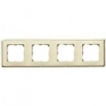 Купить 773754 Рамка 4 поста Cariva сл. кость оптом в Москве от производителя