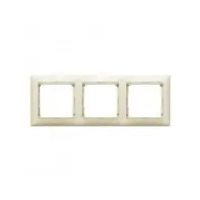 Купить 774353 Рамка горизонтальная 3поста Valena сл.кость оптом в Москве от производителя