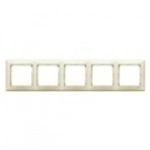 Купить 774355 Рамка горизонтальная 5пост Valena сл.кость оптом в Москве от производителя