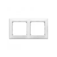 Купить 774452 Рамка горизонтальная 2поста Valena белый оптом в Москве от производителя