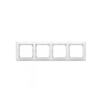 Купить 774454 Рамка горизонтальная 4поста Valena белый оптом в Москве от производителя