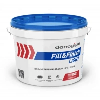 Купить Шпаклевка готовая финишная  DANOGIPS Fill&Finish Light  12,3 кг(10л) оптом в Москве от производителя