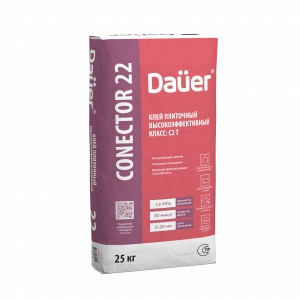 Купить Dauer CONECTOR FORCE 22 С2Т Клей плиточный Высокоэффективный 25 кг оптом в Москве от производителя