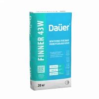 Купить Dauer Finner 43W W Шпатлевка гипсовая выравнивающая белая 20 кг оптом в Москве от производителя