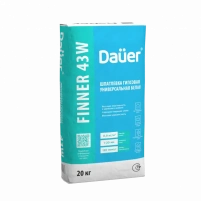 Купить Dauer Finner 43W W Шпатлевка гипсовая выравнивающая белая 20 кг оптом в Москве от производителя