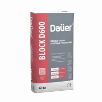 Купить Dauer QUADER BLOCK D600 Клей монтажный тонкошовный 40 кг оптом в Москве от производителя