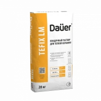 Купить Dauer Tefix LM Кладочный раствор теплоизоляционный 20 кг оптом в Москве от производителя