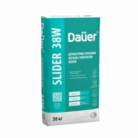Купить Dauer Slider 38W  Штукатурка гипсовая машинного и ручного нанесения легкая БЕЛАЯ 30 кг оптом в Москве от производителя