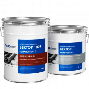 Купить Антикоррозионная мастика DISPOMIX Вектор 1025 коричневый, 10 кг оптом в Москве от производителя