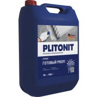 Купить PLITONIT Грунт Готовый PROFI Грунтовка глубокого проникновения 10 кг (40шт/подд.) оптом в Москве от производителя