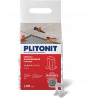 Купить PLITONIT зажим SVP-PROFI 1 мм (100 шт) (24пак в короб/(1000пак/подд.) оптом в Москве от производителя