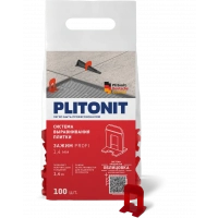 Купить PLITONIT зажим SVP-PROFI 1,4 мм (100 шт) (24пак в короб/(1000пак/подд.) оптом в Москве от производителя