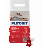 Купить PLITONIT зажим SVP-PROFI 1,4 мм (500 шт) (6пак в короб/(240пак/подд.) оптом в Москве от производителя