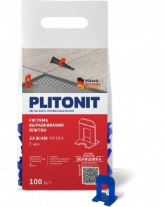 Купить PLITONIT зажим SVP-PROFI 2 мм (100 шт) (24пак в короб/(600пак/подд.) оптом в Москве от производителя