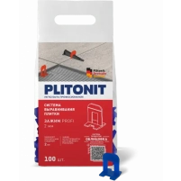 Купить PLITONIT зажим SVP-PROFI 2 мм (100 шт) (24пак в короб/(600пак/подд.) оптом в Москве от производителя