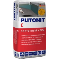 Купить PLITONIT С Клей для плитки по сложным основаниям, класс С2ТЕ 25 кг  (48шт/подд.) оптом в Москве от производителя