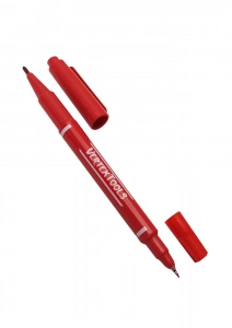 Купить VERTEXTOOLS МАРКЕР ПЕРМАНЕНТНЫЙ СТРОИТ.КРАСНЫЙ двух-нний (00010-02) оптом в Москве от производителя