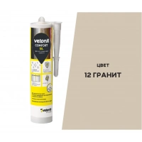 Купить ВЕТОНИТ Герметик цветной силиконовый Comfort Sil 12 гранит 280мл оптом в Москве от производителя