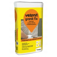 Купить Клей для камня, плитки и керамогранита ВЕТОНИТ Гранит Фикс, 25 кг оптом в Москве от производителя