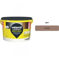 Купить ВЕТОНИТ КОМФОРТ СПЕКТРУМ  14 (туф) Цветная цементная затирка для швов 1-10 мм. 2 кг оптом в Москве от производителя