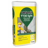 Купить Штукатурка цементная облегченнаяВЕТОНИТ ТТ30 Лайт, 25кг оптом в Москве от производителя
