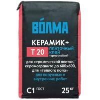 Купить Клей Плиточный Волма Керамик Плюс влагостойкий, 25 кг оптом в Москве от производителя