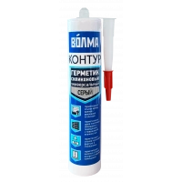 Купить ВОЛМА Контур Герметик силиконовый универсальный  290мл серый оптом в Москве от производителя