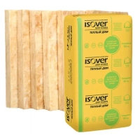 Купить ИЗОВЕР Теплый Дом Плита 1170х610х100мм (5,0 м2=0,5м3)(7шт) оптом в Москве от производителя