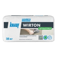 Купить Штукатурка цементная КНКАУФ-Виртон, 25 кг оптом в Москве от производителя