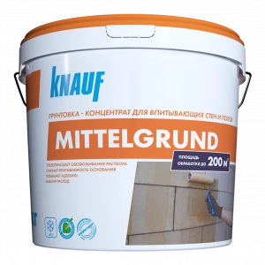 Купить Кнауф Миттельгрунд Грунтовка (Мороз) универсальная для впитывающих оснований, 10 кг оптом в Москве от производителя