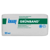 Купить Штукатурка цементная КНАУФ-Грюнбанд теплоизоляционнная фасадная, 25 кг оптом в Москве от производителя