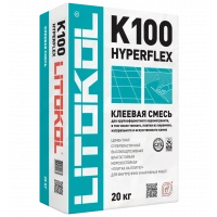 Купить Клей для плитки Litokol Hyperflex K100 Серый 20 кг оптом в Москве от производителя