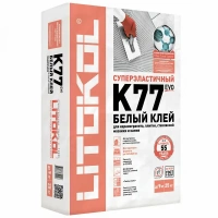 Купить Клей для плитки Litokol SuperFlex K77 суперэластичный 25 кг оптом в Москве от производителя