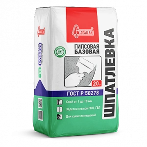 Купить Старатели Шпатлевка Базовая гипсовая, 20 кг оптом в Москве от производителя