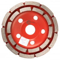 Купить Чашка алмазная 125мм Сегментная двухрядная TCW153 оптом в Москве от производителя