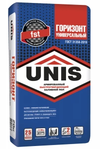 Купить Наливной пол ЮНИС Горизонт Универсальный быстротвердеющий, 20 кг оптом в Москве от производителя