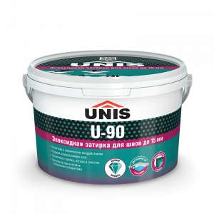 Купить ЮНИС Затирка Эпоксидная U-90 Черный (050),  2кг оптом в Москве от производителя