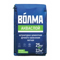 Купить Цементная штукатурка ВОЛМА Акваслой 25кг оптом в Москве от производителя