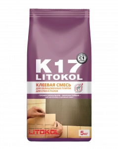 Купить Клей для плитки Litokol K17 5 кг оптом в Москве от производителя