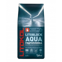 Купить Литокол LITOBLOCK AQUA гидропломба 1,6 кг оптом в Москве от производителя