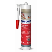 Купить PLITONIT PlitoSil Premium Герметик сверхэластичный силиконовый для влажных помещений, светло-серый 310 мл оптом в Москве от производителя