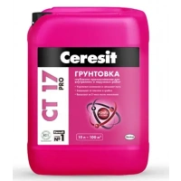 Купить Грунт для впитывающих оснований ЦЕРЕЗИТ CT 17 PRO Россия (10 л) оптом в Москве от производителя